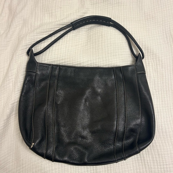 Handbags - Elegant Black Leather Women's Bag